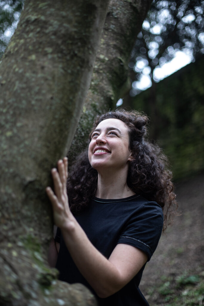 Aitziber Pollos Astiazaran en el bosque